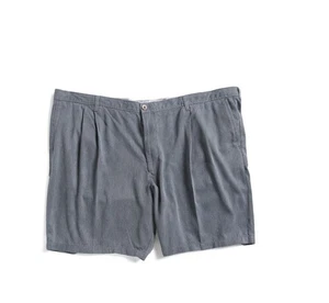 Pantaloncini uomo Tommy Bahama grandi alti misto seta spina di pesce inchiostro nuovi con etichetta - Foto 1 di 2