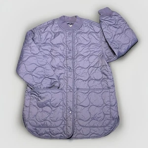 Madewell giacca oversize viola shacket cottage autunno bomber Lagenlook donna S - Foto 1 di 8