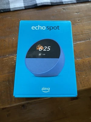 Alexa Echo Spot BLUE NEW SEALED, Model BV84J9 - Image 1 of 3