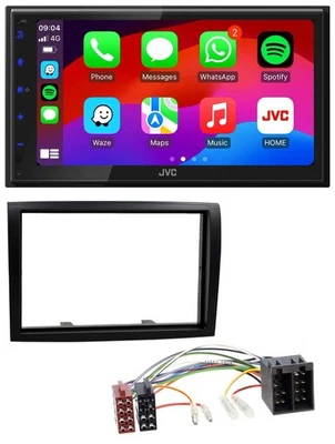 JVC Bluetooth 2DIN MP3 DAB USB Autoradio für Fiat Ducato Citroen Jumper Peugeot - Bild 1 von 4