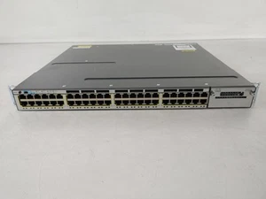 Cisco Catalyst 3750-X WS-C3750X-48P-L 48-Port Gigabit Ethernet Managed PoE+ - Picture 1 of 9