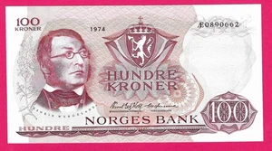 NORWAY 100 Kroner 1974 p38g UNC (TK 18 621) - Picture 1 of 2