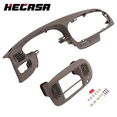 适用于福特 F150 Expedition 1997 - 2003 棕色仪表板挡板 + 中心仪表板收音机挡板 — 第 1/4 张图片