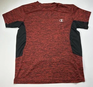 Champion Activewear T-Shirt Boys Youth Size 7/8 Red Black Short Sleeve - Picture 1 of 6
