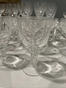 Bicchieri vintage in cristallo Stuart 5" x 2,75" - Foto 1 di 7