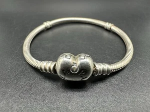 Bracciale Pandora per bambini in argento sterling 925 originale lungo 5,75" - Foto 1 di 13