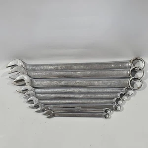 Jeu de clés mixtes longues Snap On USA SAE 9 pièces 3/8" - 1 1/8" OEX OEXL - Photo 1/7
