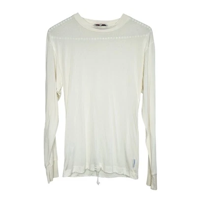Thermasilk Terramar Base Layer Small White 100% Silk LS Crew Neck Drawstring Ski - Image 1 of 4