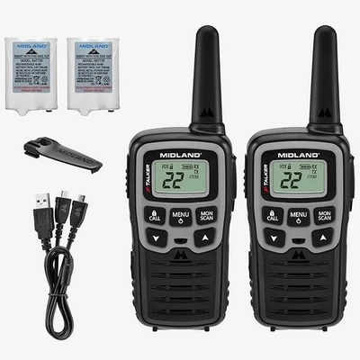 Midland X-Talker T51SLV Two-Way Radios 22 Channels Weather Scan & Alert System - Image 1 of 4