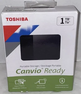 Toshiba Canvio Ready 1TB USB 3.2 Gen 1 Portable Hard Drive HDTP310XK3AA - Picture 1 of 4