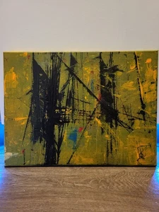 Arte Profesional [Abstracto Moderno Contemporáneo Original Pequeña Pieza Sobre Lienzo 16 - Imagen 1 de 17