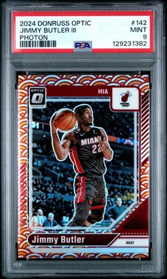 2024-25 Panini Donruss Optic Jimmy Butler III #142 Fotón PSA 9 POP 1 Foto 1 de 2
