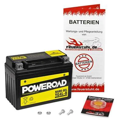 Battery Cagiva W8 125, 92-00 GEL ready to go + maintenance free incl. deposit - Image 1 of 3