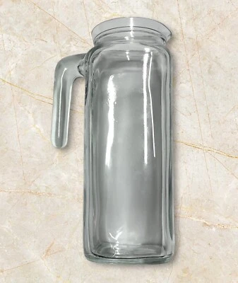 Bormioli Rocco Frigoverre Glass Pitcher 39oz 1-Liter Made in Italy “without Lid” - Image 1 of 4
