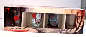 New in box - IT CHAPTER 2 PENNYWISE Shot Glass Set - SET OF 4, 1.5oz NEW in box - Picture 1 of 10
