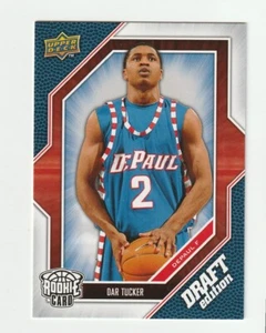 2009-10 Upper Deck Draft Edition #20 Dar Tucker RC, DePaul Blue Demons - Picture 1 of 2