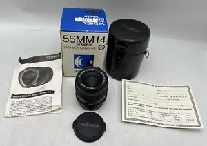 Yashica ML Macro 55mm F4 Contax Yashica C/Y Mount Lens for SLR Cameras *Read* - Picture 1 of 18