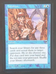 Intuition｜Tempest MTG Magic the Gathering Instant Blue English - Picture 1 of 2