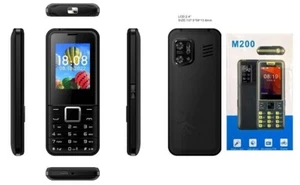 x M200 Telefono Per Anziani Cellulare Vibrazione Dual Sim Torcia Radio Fm - Photo 1/1