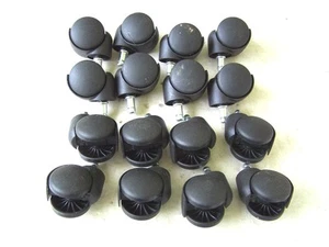 Lenkrollen mit Noppen 2 Zoll Kunststoffräder Menge 16 Neu - Bild 1 von 3