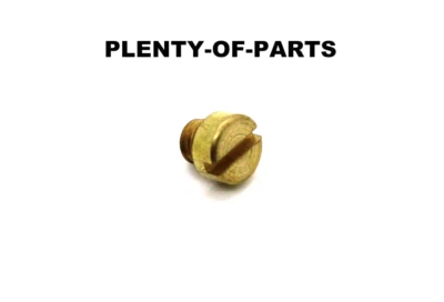 Threaded Plug 10-32 x 1/8" Slotted Low-Pressure Brass 25pcs. - Image 1 of 2