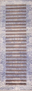 Unique Abstract Patterned 10' Runner Rug Hand-knotted Wool 3x10 ft. - Picture 1 of 17