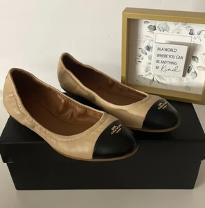 🐼💦 Zapatos Coach FG2542 🐼💦 Talla 6 🐼 Bonnie Ballet Nude Rosa Negro 🐼 SR - Imagen 1 de 6