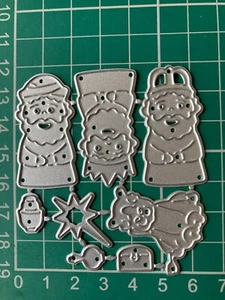 3 WISE MEN NATIVITY Christmas Die Cutter Scrapbooking Cards Cutting Die New - Picture 1 of 2