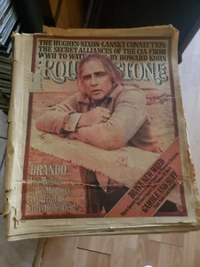 Rolling Stone magazine Marlon Brando,May 1976.Acceptable . - Picture 1 of 9