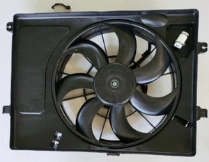 New Radiator Condenser Fan Unit Assembly PA66-(G/F 17+M21) Coolant Tank - Picture 1 of 5