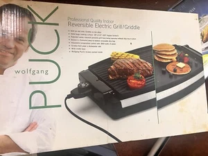 Wolfgang Puck XL Nonstick Reversible Grill Griddle, Removable Cooking Plate - Picture 1 of 1