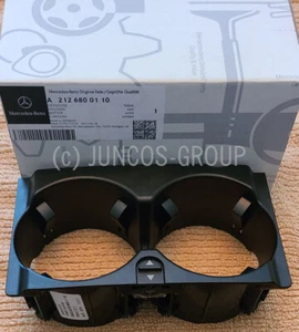 Mercedes Benz Center Console Cup Holder OEM  212 680 01 10 E350, E550 **NEW** - Picture 1 of 3