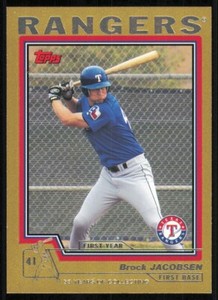 2004 Topps Traded Gold #T138 Brock Jacobsen FY /2004