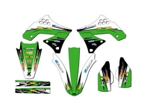 2009-2012 KX 250F VELOCITY Green Senge Graphics Kit Compatible with Kawasaki - Picture 1 of 4