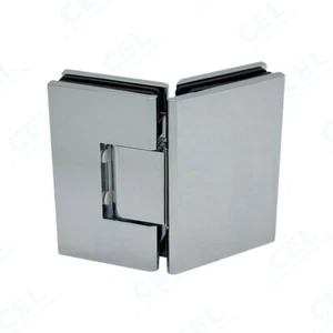 CV1E345, Adjustable 135 Degree Glass to Glass Hinge for Shower Door - Picture 1 of 20