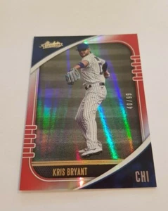2021 Panini Absolute - Kris Bryant - Chicago Cubs - Spectrum Red Parallel 40/99 - Picture 1 of 4