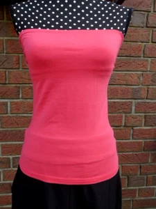 H & M Bandeau Top Trägerlos Gr. S Damen Oberteil BW mit Elasthan mit integr. BH - Bild 1 von 22