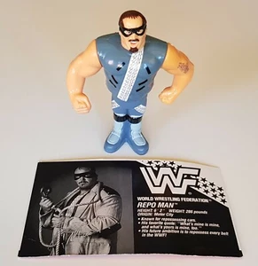 WWF Hasbro Repo Man Wrestling Figur incl. Sammelkarte 6.Serie 90er Jahre - Bild 1 von 7