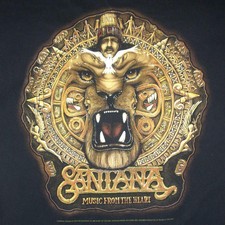 Santana 90S Vintage T-Shirt Band Size M