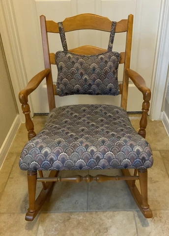 Antique Oak Rocking Chair Cover