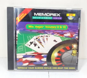 Memorex Entertainment Series Win Vegas Volumes II & III PC 1996 Windows Software - Picture 1 of 3