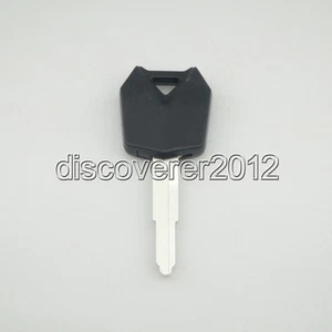 1 Black Blank Key Uncut for Kawasaki Ninja ZX6R ZX10R ZX12R Z1000 Motorcycle - Picture 1 of 1