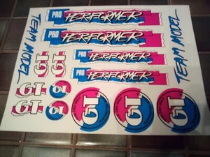 Old School BMX - 1987 Pro Performer Decals (Magenta) - Picture 1 of 8