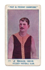 1905 Wills Past & Present Champions (5) James GRACE Fitzroy - Picture 1 of 2