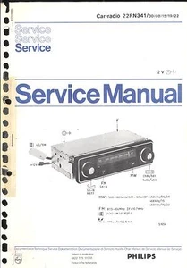 Philips Original Service Manual für CAR 22RN341 22 RN 341 - Bild 1 von 1