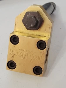 Old School Gold Tufneck Tuf Neck Stem Square corner BMX bike deeper V - Picture 1 of 19