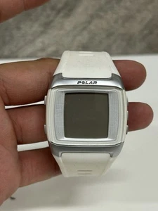 Silver White Polar Flow FT 60 Digital Fitness Tracker Watch - Picture 1 of 6
