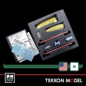 Modelo escala N de coche plano ATSF con fuselaje Boeing 737 95002 95009 - Imagen 1 de 7