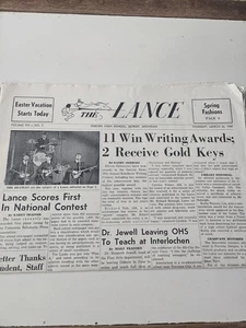 De colección 1964 The Lance Osborn High School Detroit Michigan  - Imagen 1 de 4