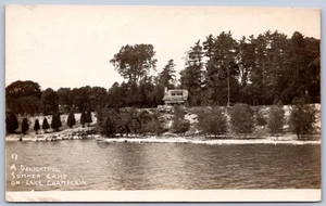 K32/ Lake Champlain New York RPPC Postcard c10 Summer Camp Ballston Spa 1320 - Picture 1 of 2